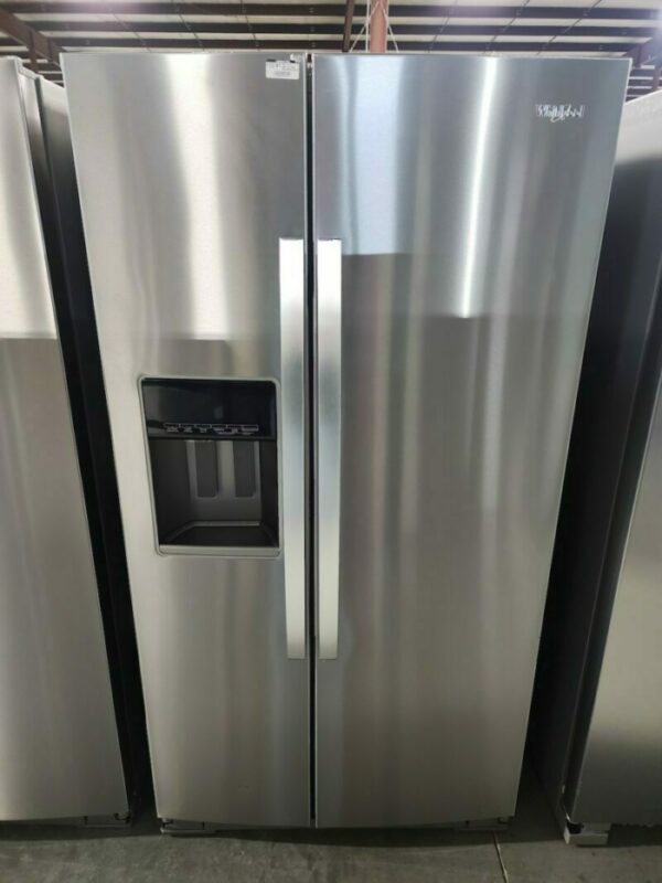 20.6 Counter Depth side by side refrigerator.