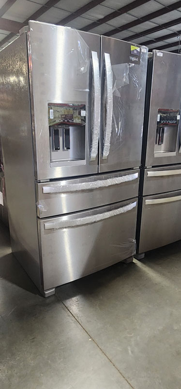 26.2-cu ft 4-Door French Door Refrigerator with Ice Maker (Fingerprint-Resistant Stainless Steel)