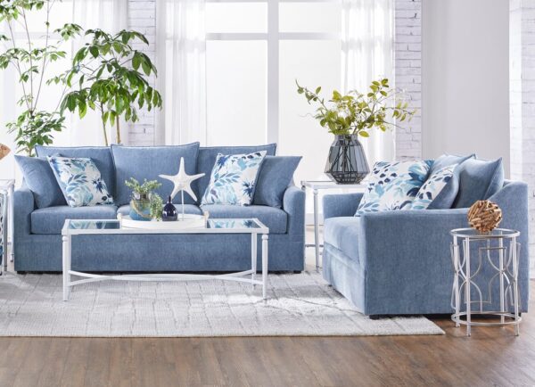 Molly Slate sofa and loveseat