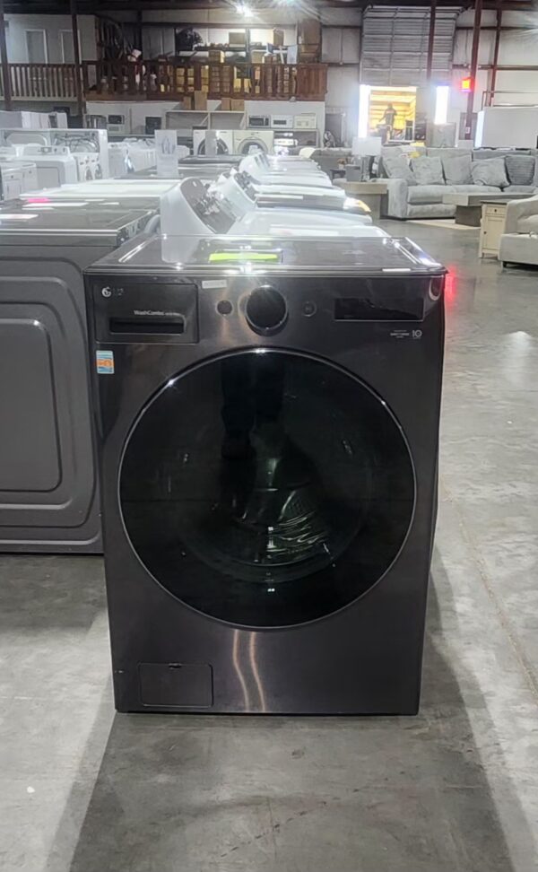 LG 5cu.Ft Black Steel Washer /Dryer Combo ALl in One Ventless