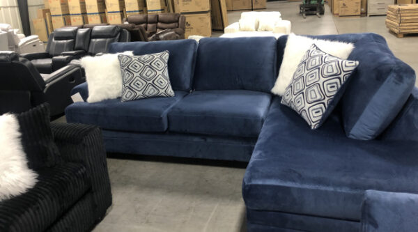 Champion Blue Sectional